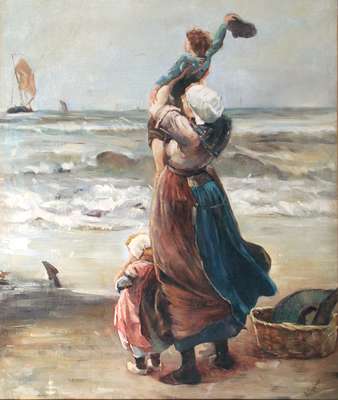 La famiglia del marinaio - Galand Leon Laurent